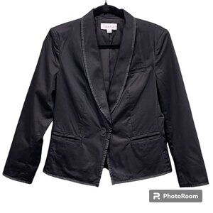 Women's CALVIN KLEIN One-button‎ Black Blazer- Size 6